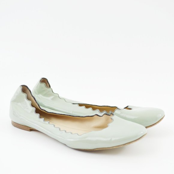 Chloé Pantent Ballet Flats #126-70